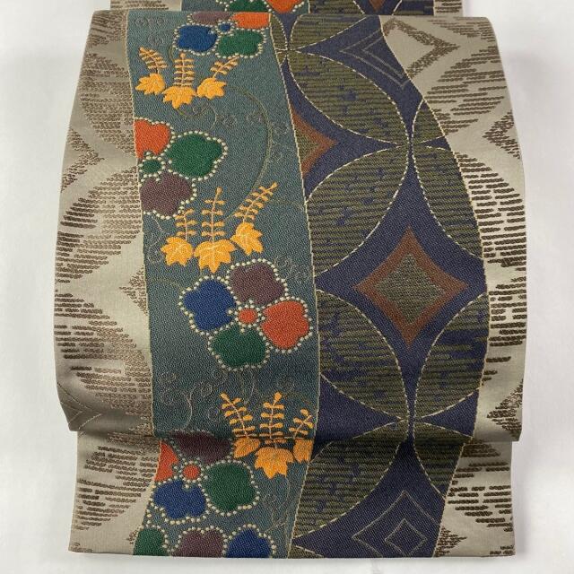 袋帯 美品 逸品 六通 正絹 【】