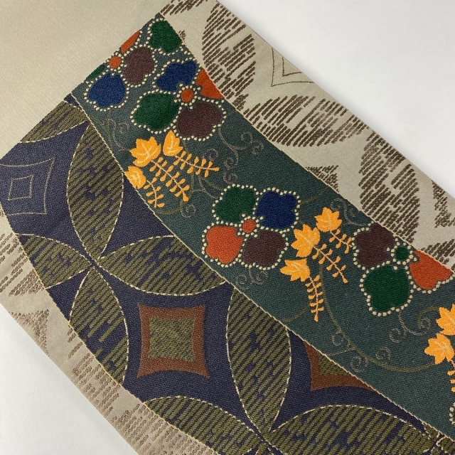 袋帯 美品 逸品 六通 正絹 【】 8