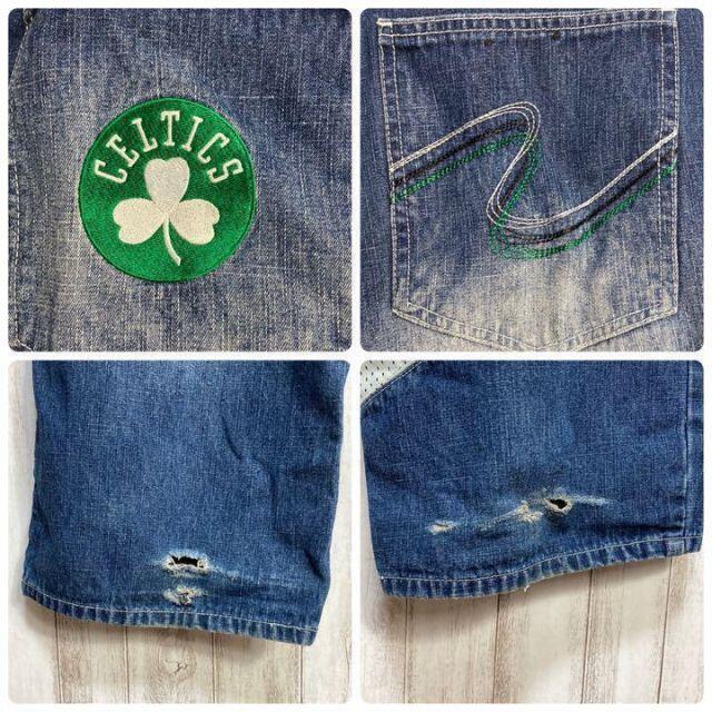 入手困難】 UNK NBA コムドット ワイド バギー デニム パンツ 入手困難】 UNK NBA コムドット ワイド バギー デニム パンツ