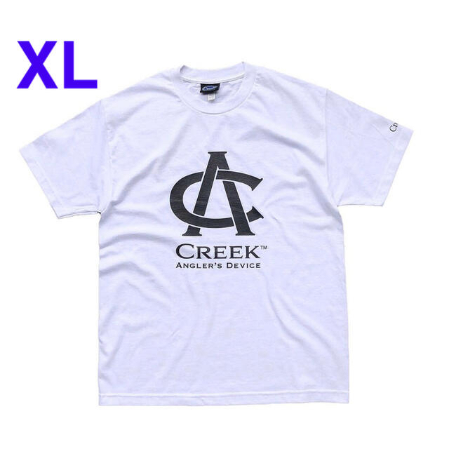 定価以下 ホワイト XL Creek Primary Logo Tee