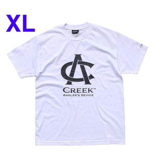 ワンエルディーケーセレクト(1LDK SELECT)の定価以下 ホワイト XL Creek Primary Logo Tee(Tシャツ/カットソー(半袖/袖なし))
