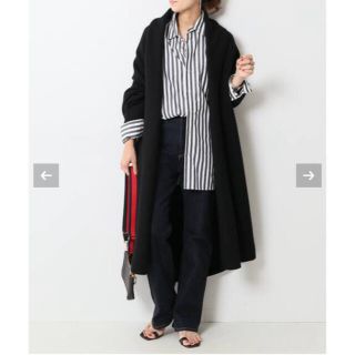 圧縮ガウンミドルカーディガン◆ 新品タグ付き