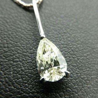 0.844ct VS1 ダイヤモンドネックレス 中央宝石研究所ソーティング付き(ネックレス)