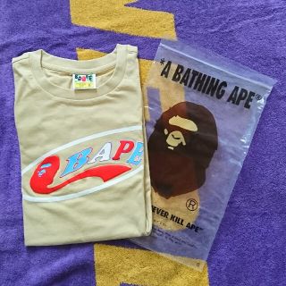 アベイシングエイプ(A BATHING APE)の☆新品 アベイシングエイプ シンプル ロゴT(Tシャツ(半袖/袖なし))