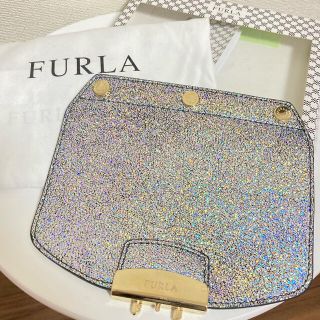 アウトレット 美品 フルラ カスタムフラップ ラメ - 通販