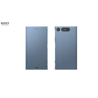 ソニー(SONY)のソニー純正 Xperia XZ1 Style Cover Stand カバー青(Androidケース)