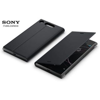 ソニー(SONY)のソニー純正 Xperia XZ1 Style Cover Stand カバー黒(Androidケース)