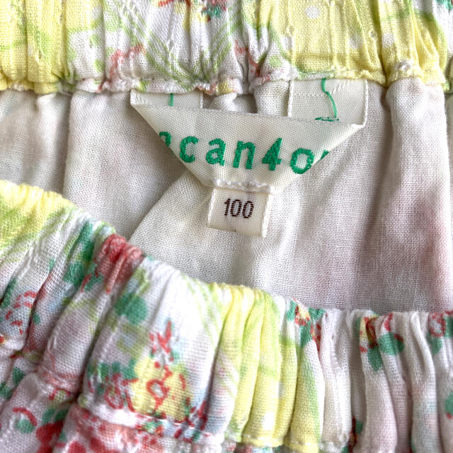 3can4on(サンカンシオン)のサンカンシオン スカート 100 キッズ/ベビー/マタニティのキッズ服女の子用(90cm~)(スカート)の商品写真