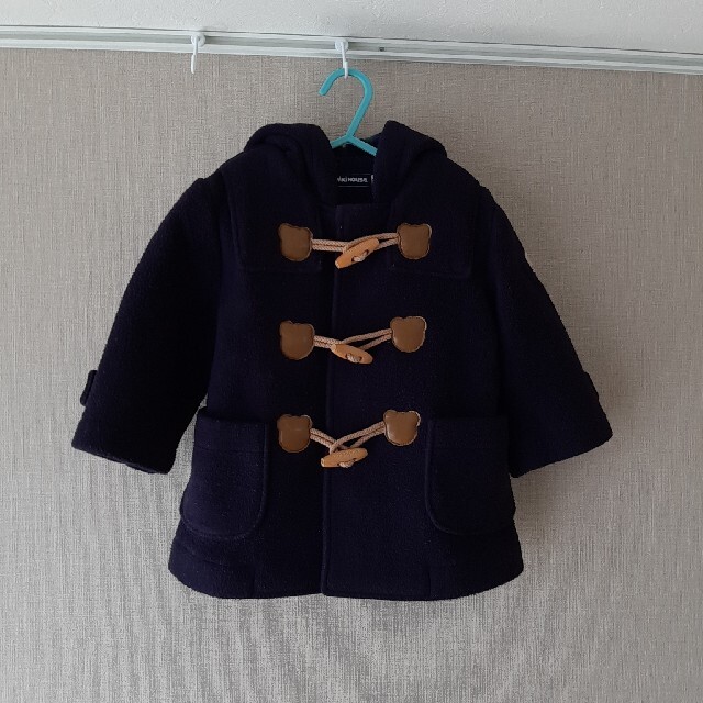 mikihouse(ミキハウス)のダッフルコート キッズ/ベビー/マタニティのキッズ服男の子用(90cm~)(コート)の商品写真