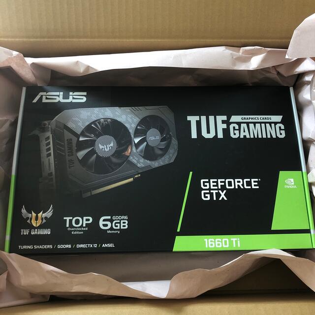 PCパーツ【未開封新品】TUF-GTX1660TI-T6G-EVO-GAMING