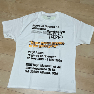 オフホワイト(OFF-WHITE)の希少 XL☆Virgil Abloh MCA Graveyard T-Shirt(Tシャツ/カットソー(半袖/袖なし))