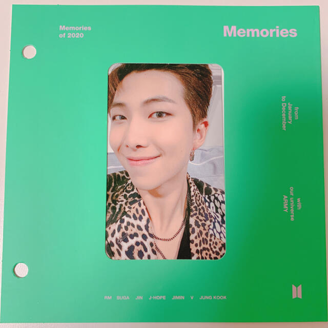 BTS Memories 2020 Blu-ray トレカ RM ナムジュン エンタメ/ホビーのCD(K-POP/アジア)の商品写真