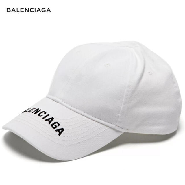 Balenciaga(バレンシアガ)のBALENCIAGA 白　キャップ レディースの帽子(キャップ)の商品写真