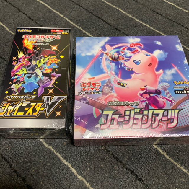 ポケモンカード　フュージョンアーツBOX&シャイニースターv