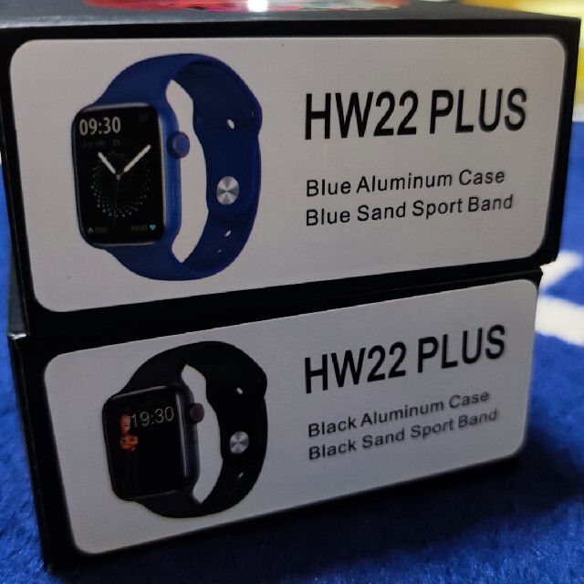 新品 即発送 HW22plus スマートウォッチ 万歩計 血圧 心拍の通販 by