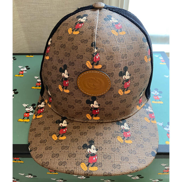 Gucci(グッチ)のGUCCI グッチ　ディズニーコラボ　ミッキー　キャップ　正規品 メンズの帽子(キャップ)の商品写真