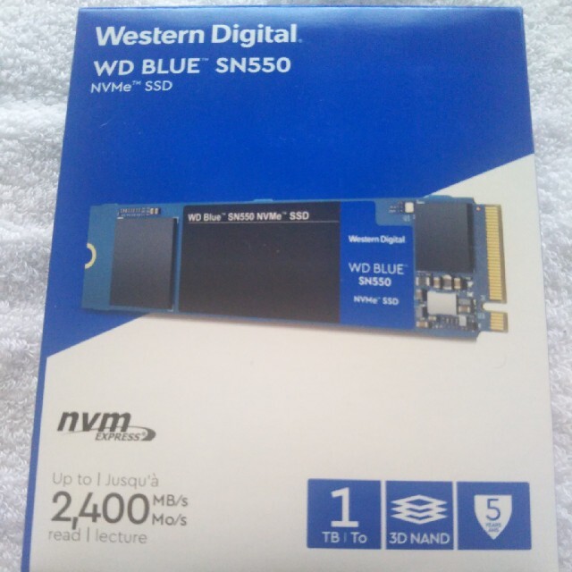新品NVMe SSD 1TB SN550 m.2