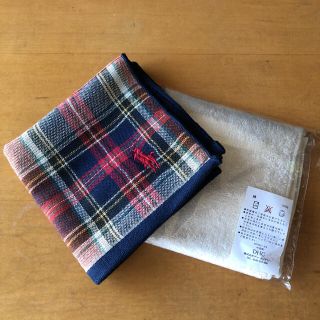 ラルフローレン(Ralph Lauren)の新品　RALPH LAUREN ハンドタオル(ハンカチ)