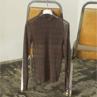 トゥデイフル(TODAYFUL)のTODAYFUL "sheer check tops"シアーチェックトップス(カットソー(長袖/七分))