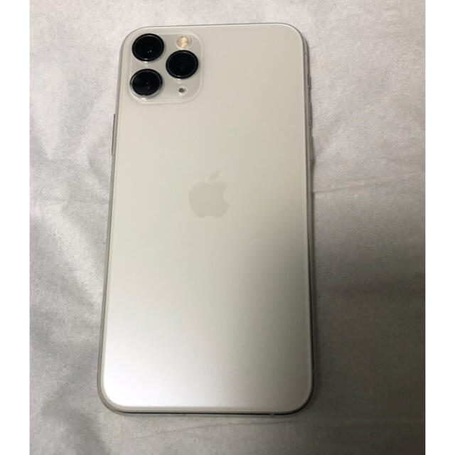 iPhone11pro256GB SIMフリー　美品シルバーバッテリ状態100%