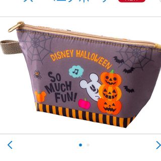 ディズニー(Disney)のハロウィン　スーベニア　ポーチ(キャラクターグッズ)