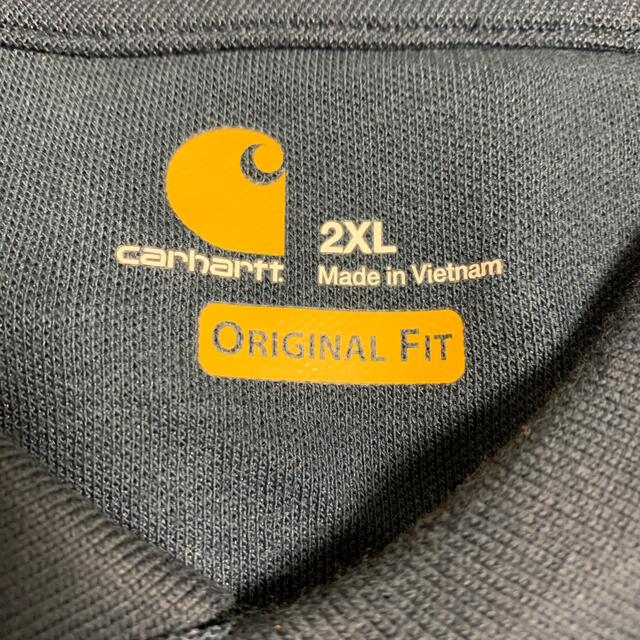 carhartt(カーハート)のカーハート　ポロシャツ　紺　2XL メンズのトップス(ポロシャツ)の商品写真