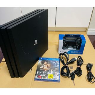 プレイステーション4(PlayStation4)のSONY PS4 Pro SSD CUH-7200 ブラック 本体 おまけ付き(家庭用ゲーム機本体)