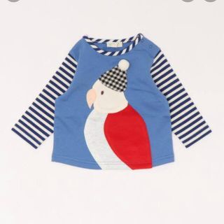 ナルミヤ インターナショナル(NARUMIYA INTERNATIONAL)のbaby chree オウム帽子プルオーバー 100cm(Tシャツ/カットソー)