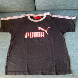 プーマ(PUMA)のプーマ/子供/Tシャツ/130/黒/ブラック(Tシャツ/カットソー)