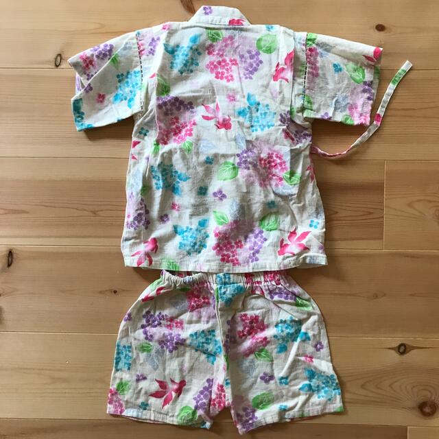 ⭐️専用⭐️甚平　95 アジサイ柄 キッズ/ベビー/マタニティのキッズ服女の子用(90cm~)(甚平/浴衣)の商品写真