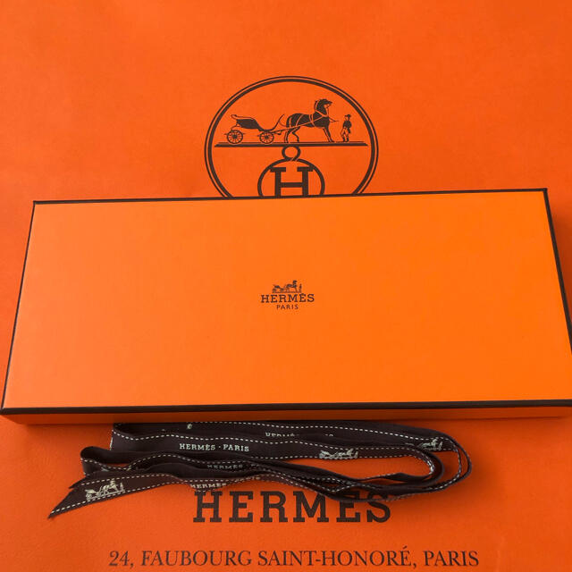 Hermes(エルメス)のエルメス　ガブロッシュ　空き箱　リボン インテリア/住まい/日用品のインテリア小物(その他)の商品写真