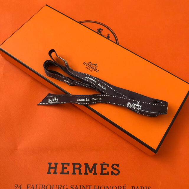 Hermes(エルメス)のエルメス　ガブロッシュ　空き箱　リボン インテリア/住まい/日用品のインテリア小物(その他)の商品写真