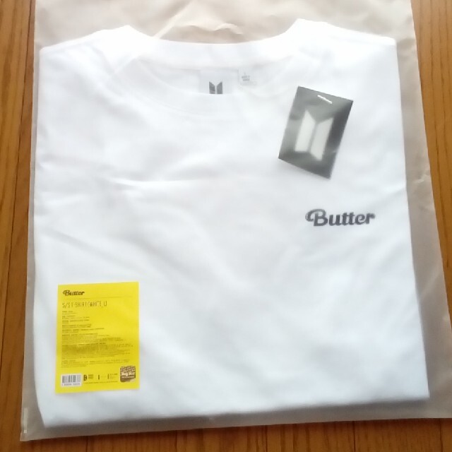 防弾少年団(BTS)(ボウダンショウネンダン)のBTS  butter  公式Ｔシャツ　Ｌサイズ メンズのトップス(Tシャツ/カットソー(半袖/袖なし))の商品写真