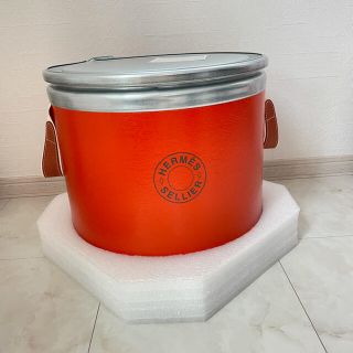 エルメス(Hermes)のエルメス　サドルボックス　馬具缶　☆新品、未使用☆入手困難(リビング収納)