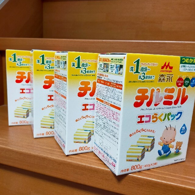 森永乳業(モリナガニュウギョウ)の『ココ様専用です✩.*˚』森永 チルミル 4箱セット✩.*˚ キッズ/ベビー/マタニティのキッズ/ベビー/マタニティ その他(その他)の商品写真