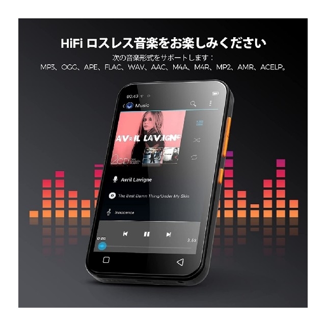 100%新品正規品 (新品) MP3 オーディオプレーヤー 8GB内蔵 の通販 by 田中翔's shop｜ラクマ 新作登場低価