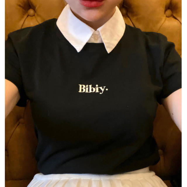 bibiy   Tシャツ　ブラック