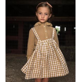 キャラメルベビー&チャイルド(Caramel baby&child )のsoor ploom  Eloise Pinafore Gingham  2y (スカート)