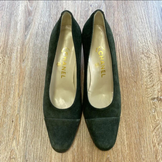 r1866 CHANEL シャネル スエード パンプス 38 | wic-capital.net
