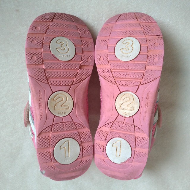IFME イフミー スニーカー ピンク×水色 19cm キッズ/ベビー/マタニティのキッズ靴/シューズ(15cm~)(スニーカー)の商品写真
