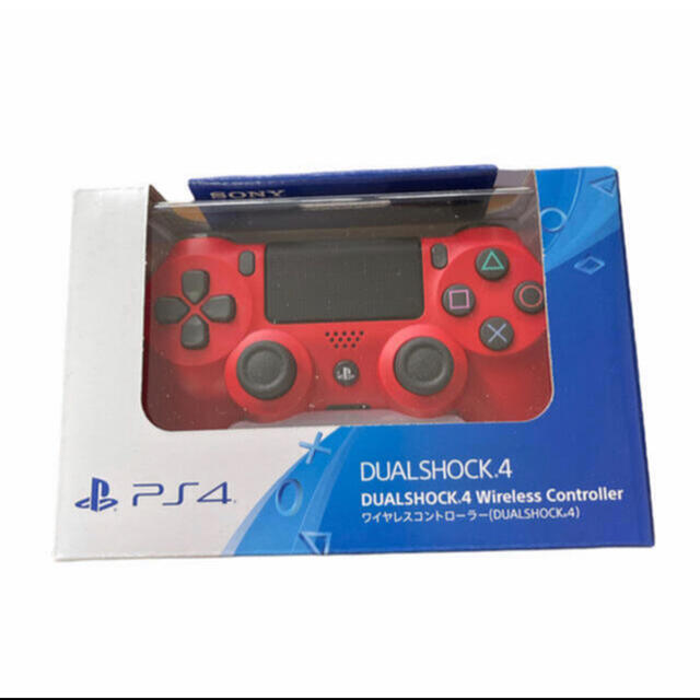 【新品未使用】PS4 コントローラー 純正 DUALSHOCK4 レッド