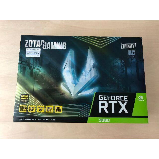 新品 ZOTAC GeForce RTX3080 Trinity OC 10GBPCパーツ