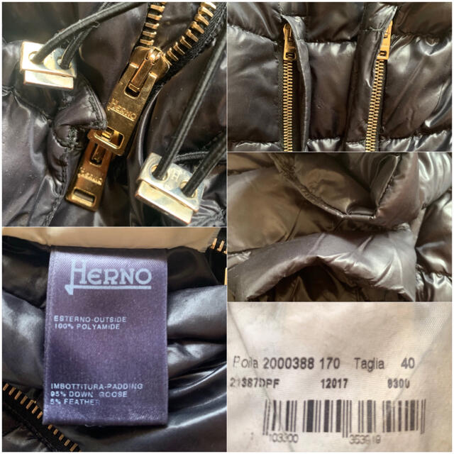 HERNO コートの通販 by ycc shop｜ヘルノならラクマ - 専用 正規HERNOファー付ダウンジャケット セール特価