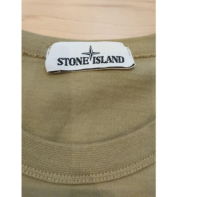 STONE ISLAND(ストーンアイランド)のストーンアイランド 薄手スウェット カーキ XL メンズのトップス(スウェット)の商品写真