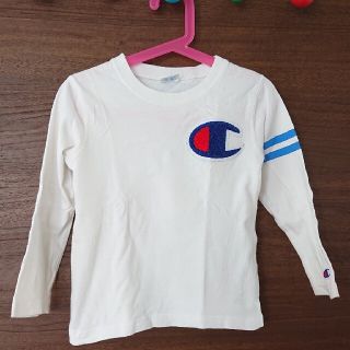 エックスガールステージス(X-girl Stages)の【SALE】★X-girl×Champion★ロングTシャツ★100cm★(Tシャツ/カットソー)