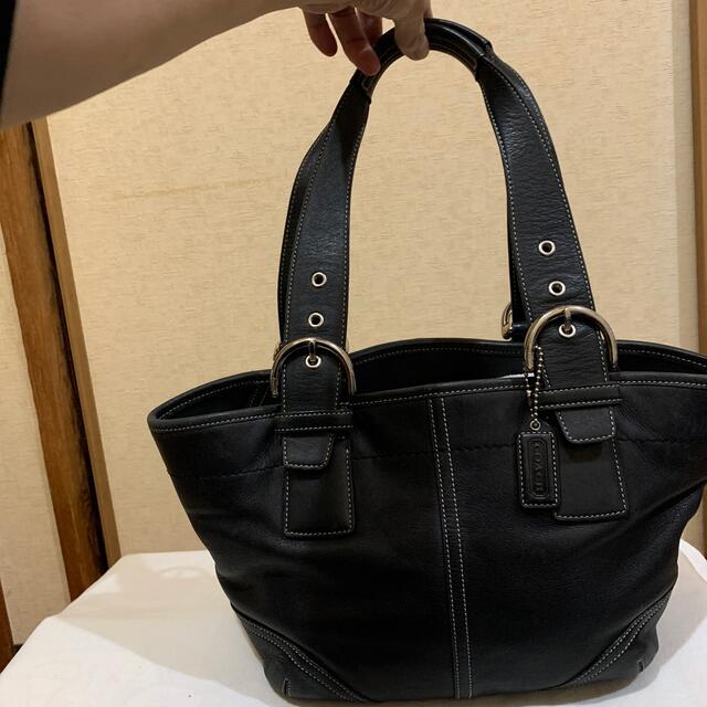 COACH - coach レザーバック「黒」泣きのお値下げの通販 by アオリイカ ... お値下げ✴︎コーチ 黒バック