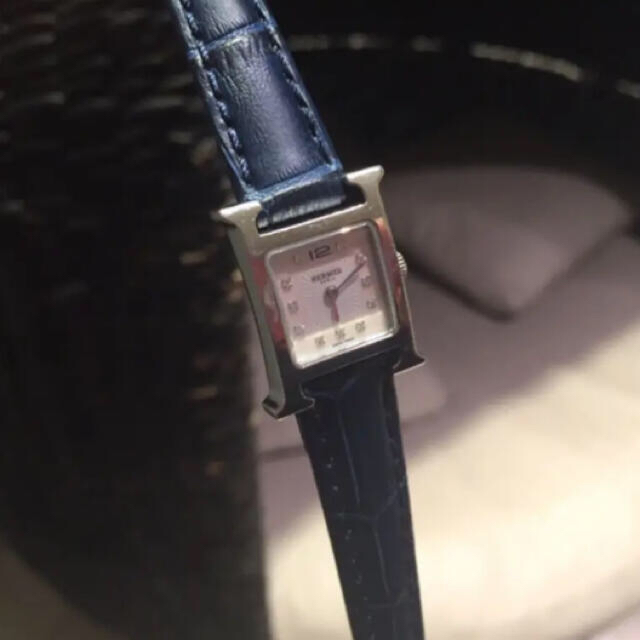 正規保証 エルメス Hウォッチ ダイヤモンド 時計