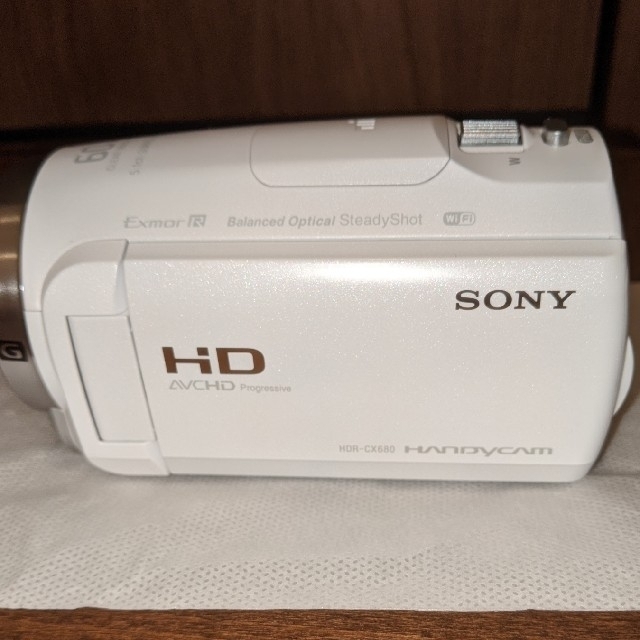 展示品未使用　SONY HDR-CX680(W)