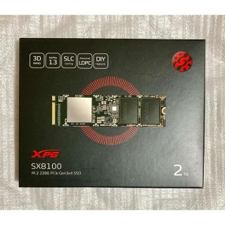 ADATA XPG SX8100 ASX8100NP-2TT-C 2TB SSD(PCパーツ)