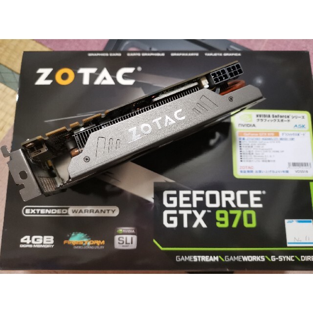 ZOTAC GTX970 4GB グラフィックボード